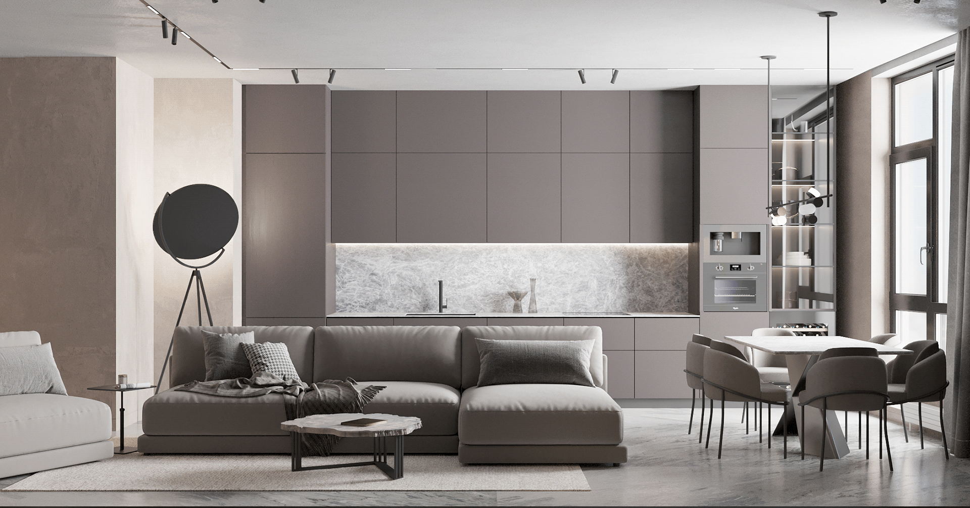 150㎡公寓设计，独特而有趣-4