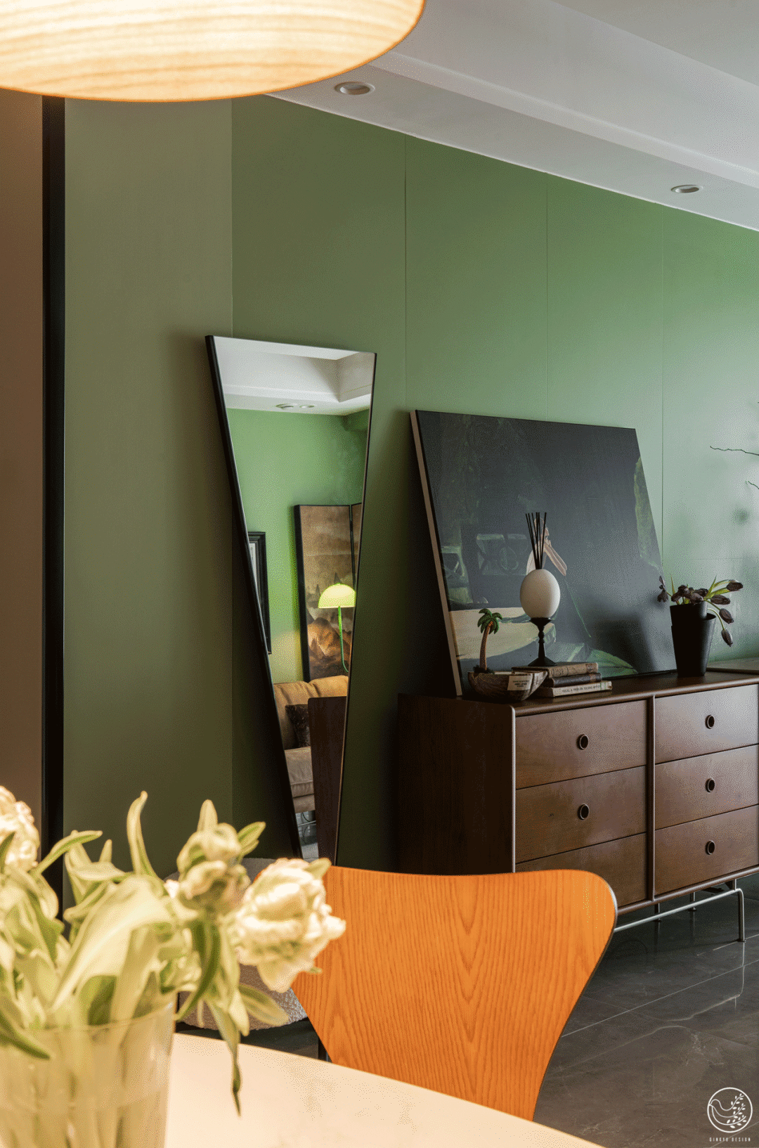 复古风格的精装房软装改造丨中国成都丨设计师王司囡-14