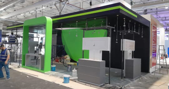 绿色圆形展位丨Real-11