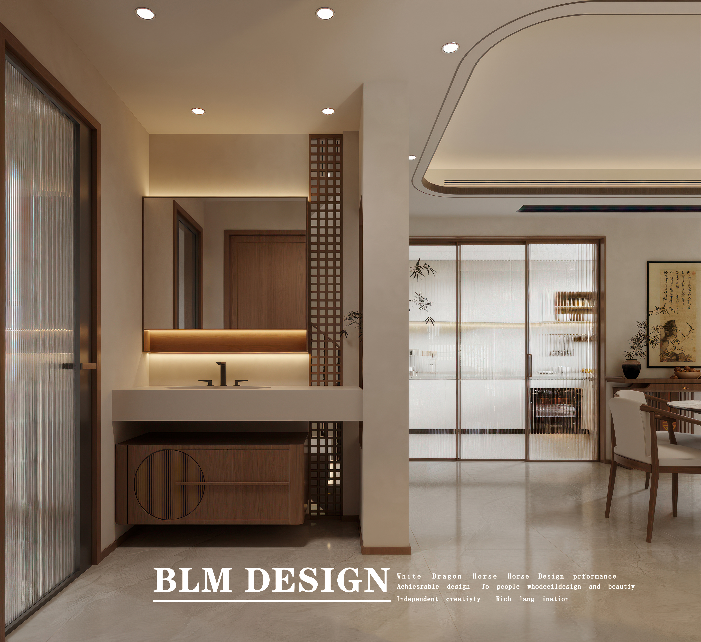 宋式白龙马效果图设计制作-3