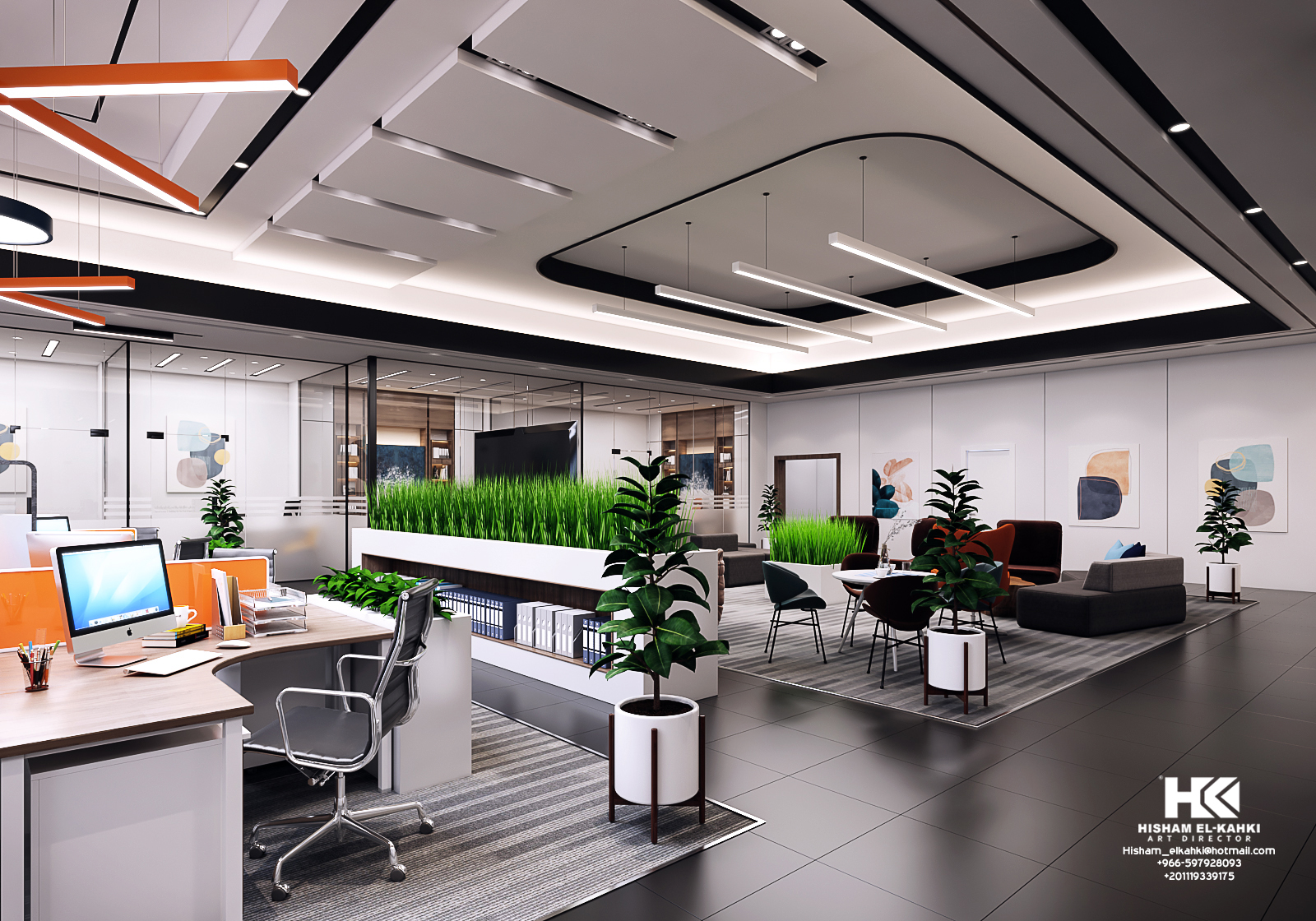 Company Offices Interior Design+Recolor The Interface-19