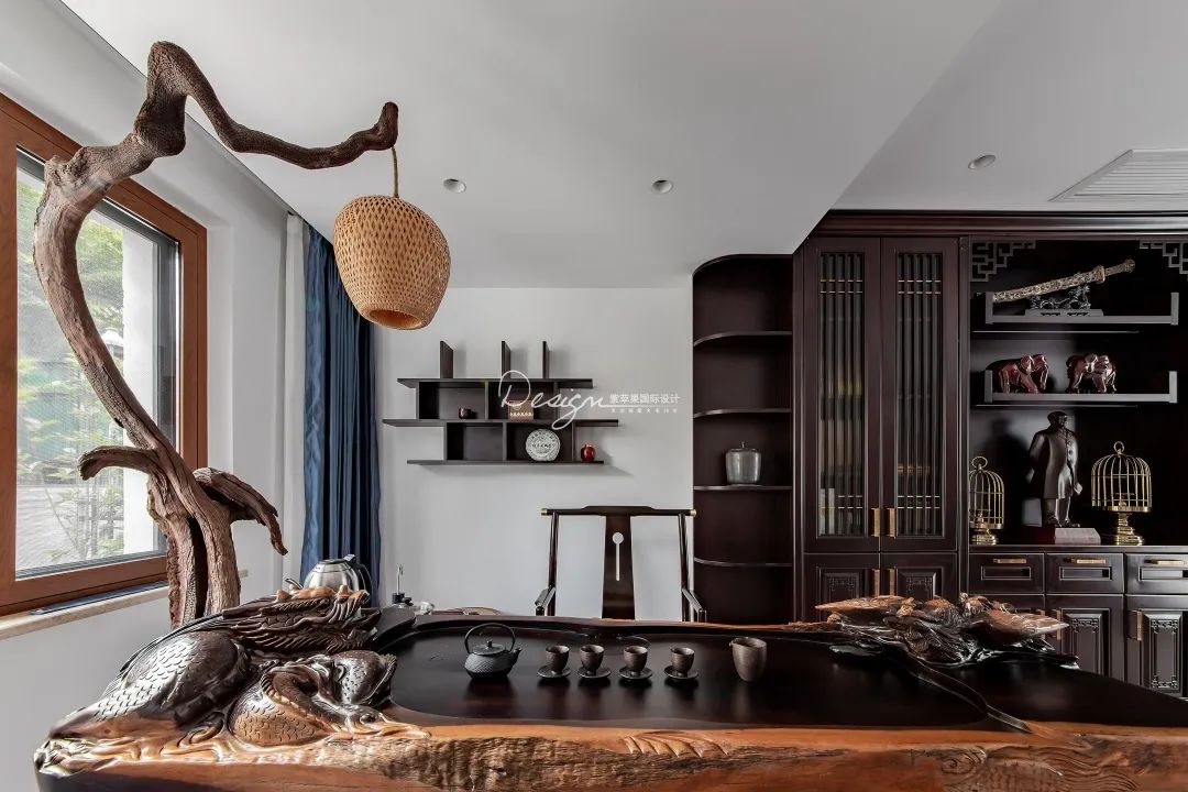 万辉星城新中式住宅丨紫苹果装饰集团-62