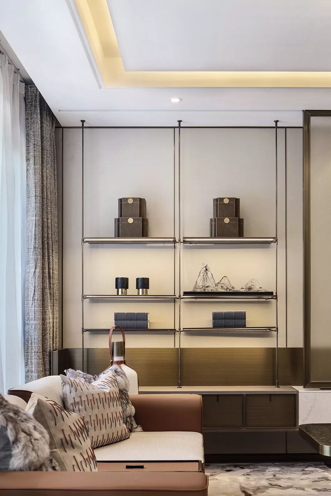 泰山院子样板间|东方风韵对空间的礼赞-58