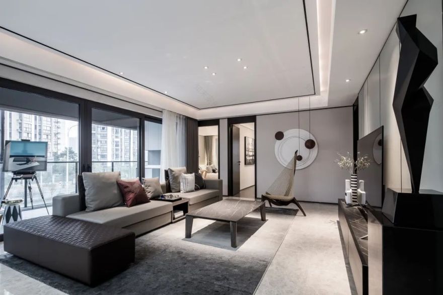 嘉华地产·印湘江样板间 | 现代简约美学之家-27