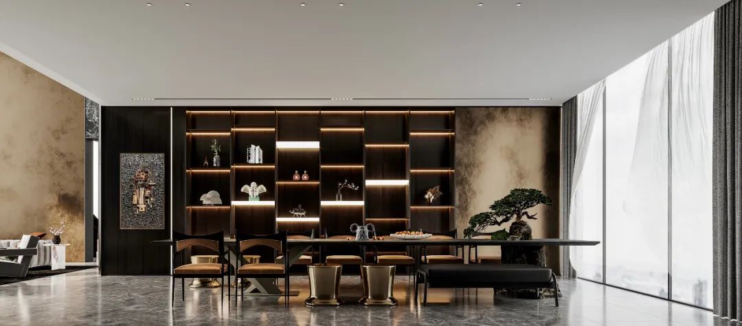 上海 1200㎡大平层,现代与自然完美结合-26