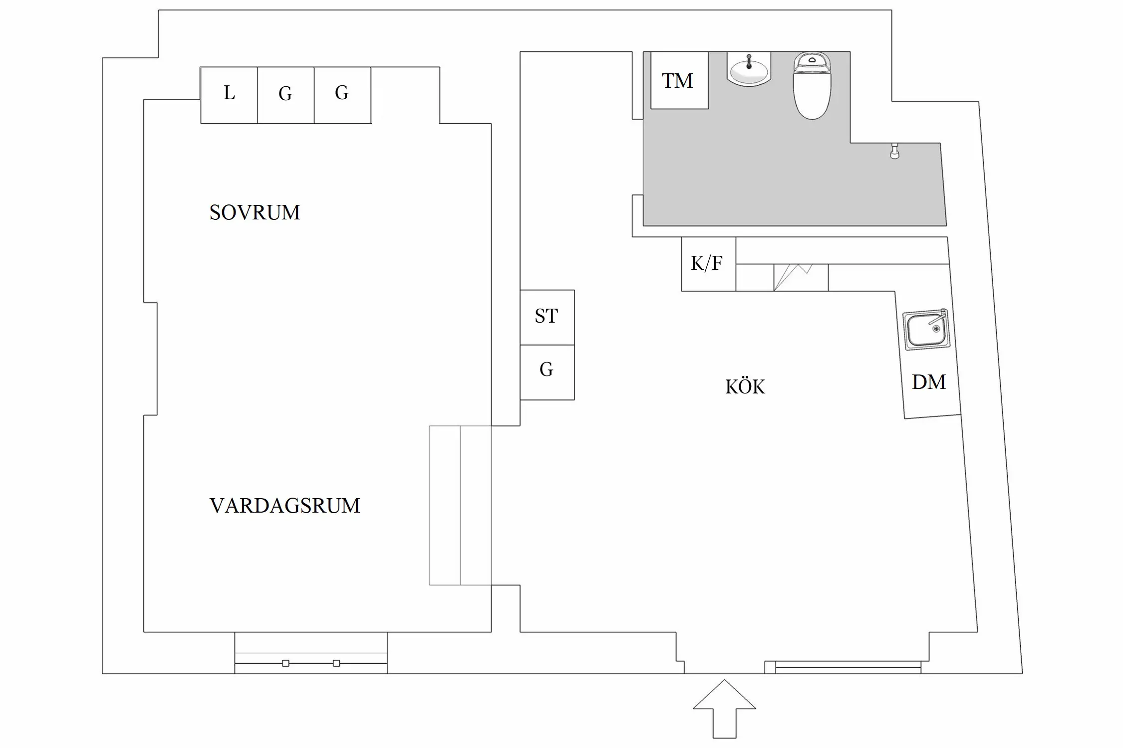 1887 年瑞典建筑中的独特两居室设计公寓-11