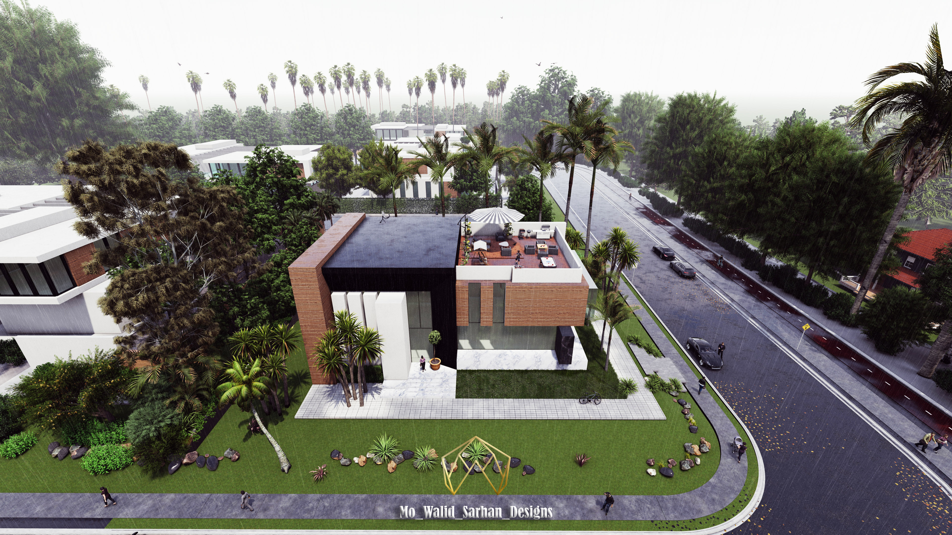 Villa (sketch up + lumion)-3