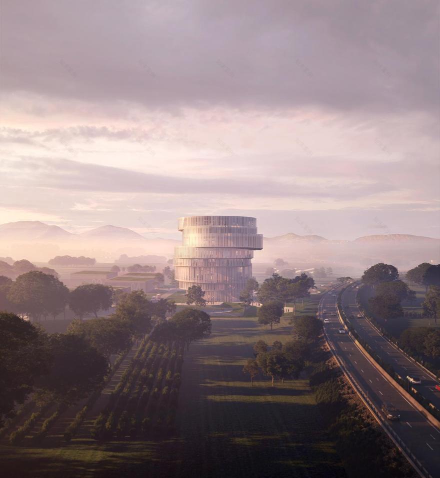 "OODA 打造的 Klan TV 新总部 | 电影卷轴般的动态建筑"-8