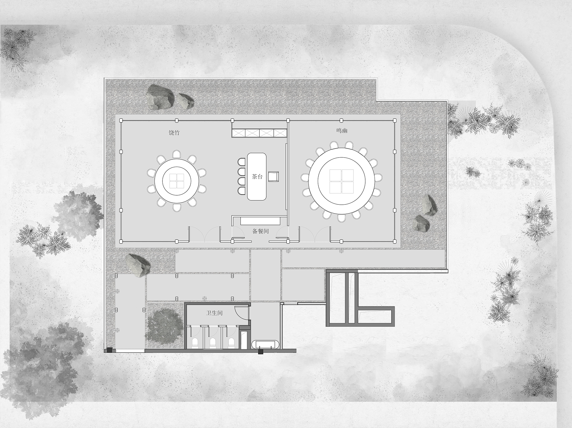 東胤建筑 胡荣新作｜隐于幽玄-89