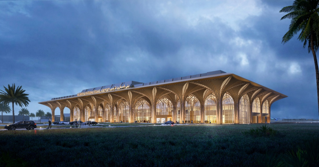 伊拉克纳西里耶国际机场主航站楼幕墙施工进入新节点-14