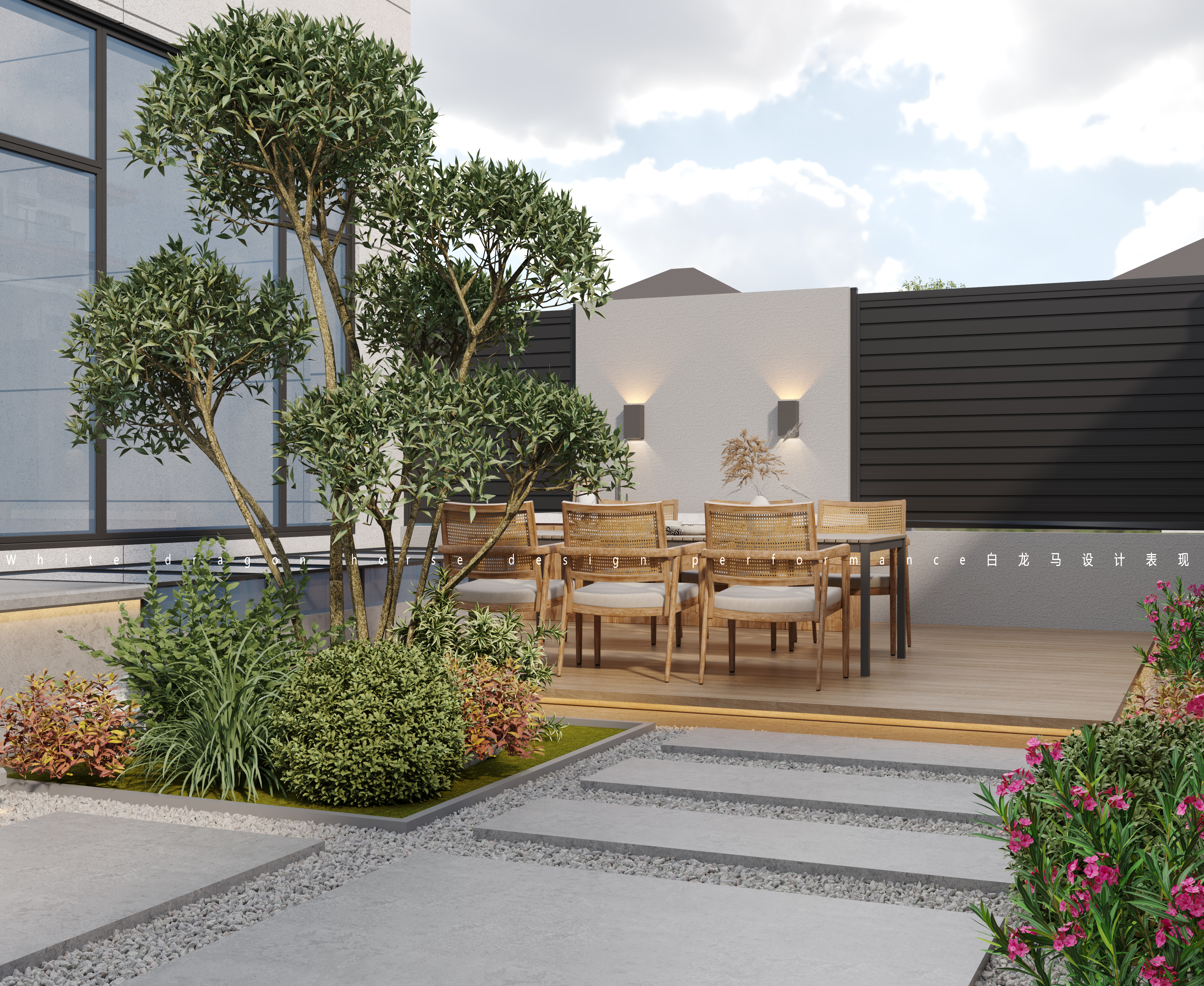 院子 室外——效果图-4