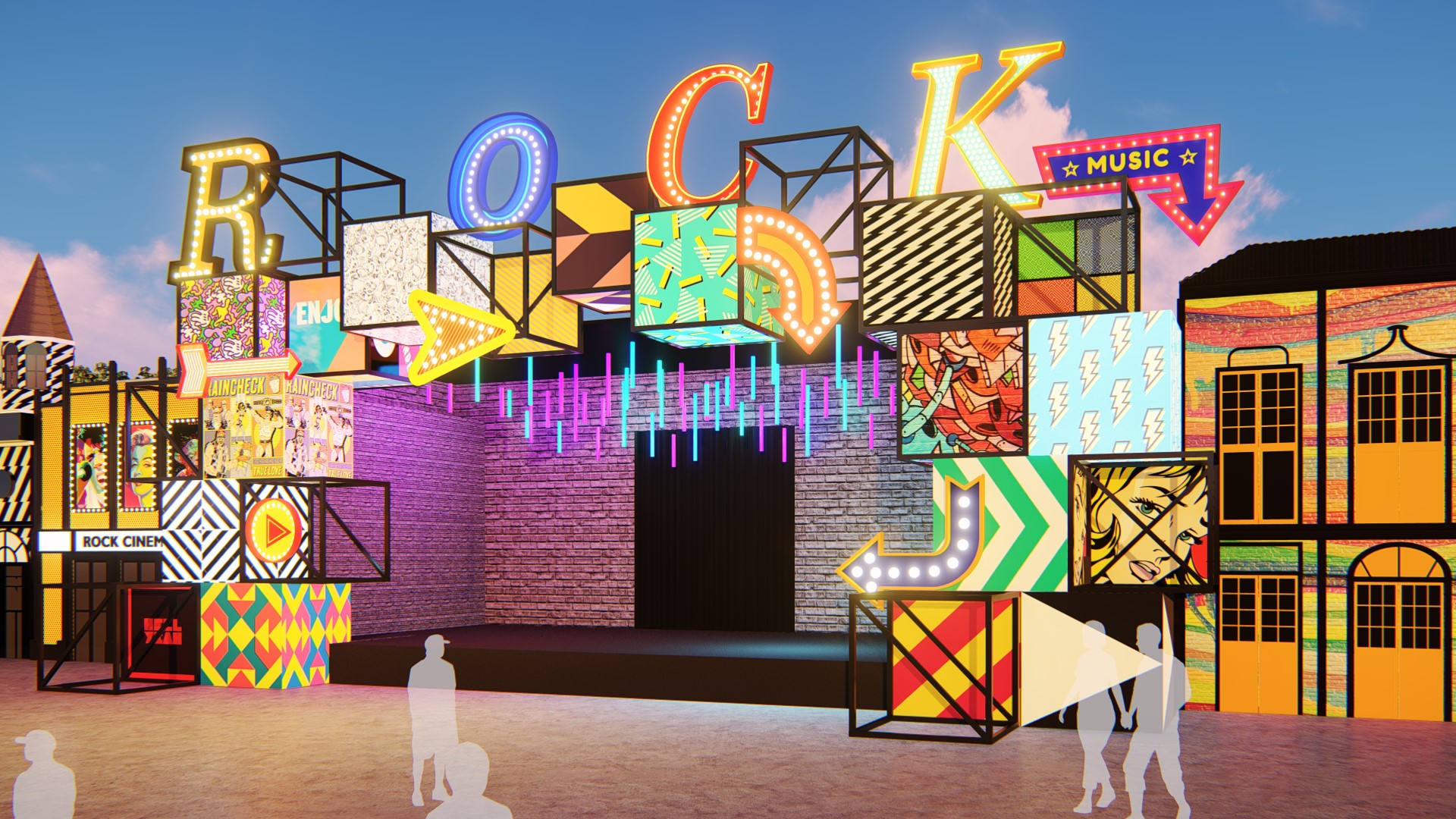 里约摇滚 主题别墅丨Da20 Cenografia-3