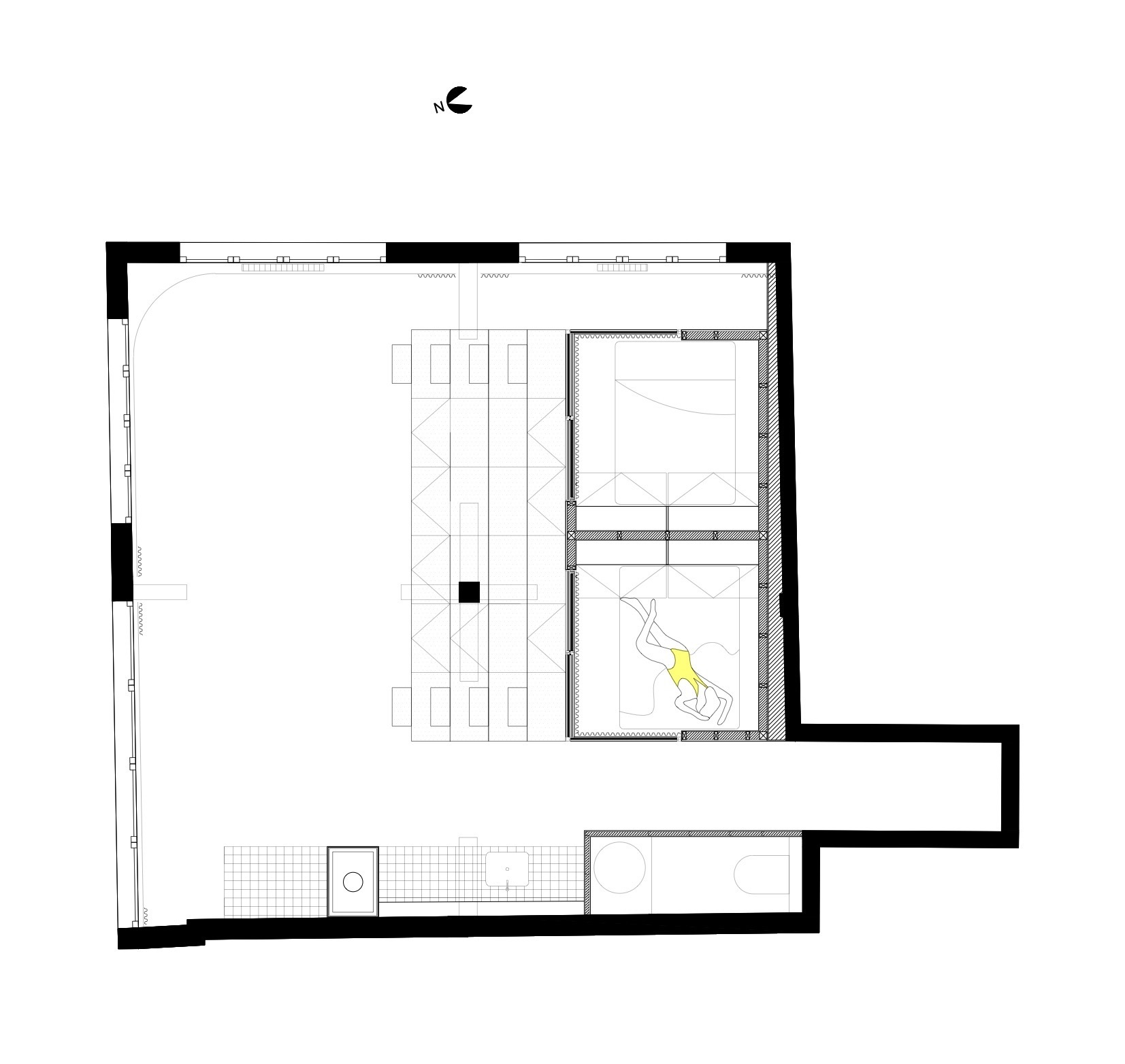 Apartment BDD / Jean Benoît Vétillard Architecture-35