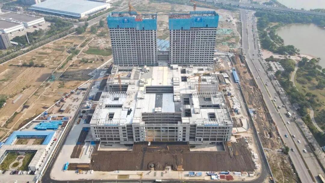 接诊能力提升三倍！中建八局徐州市中医院新院项目投入使用-35