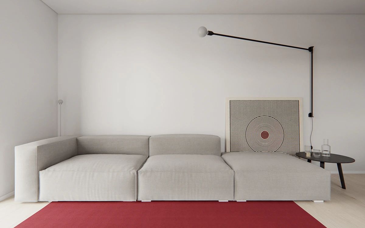 乌克兰利沃夫简约三室一厅设计丨Nazarius Shore-12