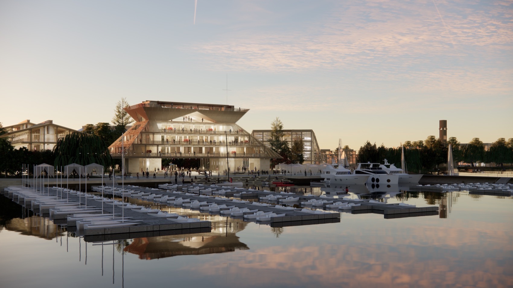 上海游艇俱乐部馆概念方案丨中国上海丨Haptic Architects-52