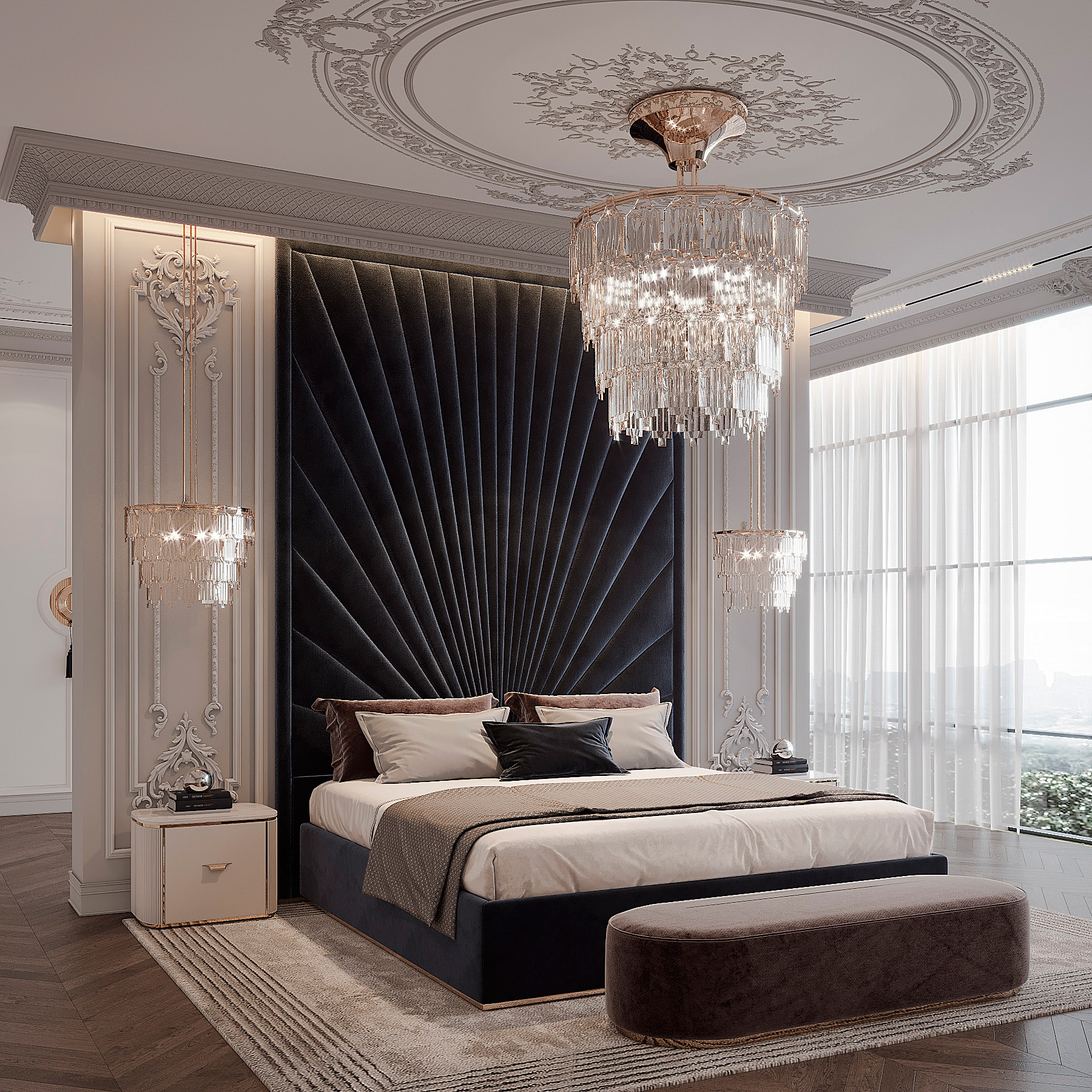 豪华卧室丨Mohammed Yossef-7