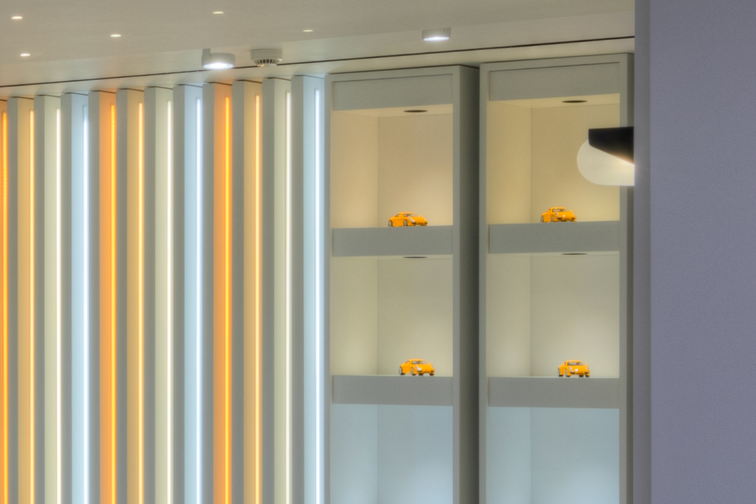 金比例集体建筑 · 灯光展示空间-26