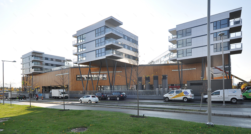 挪威 Fornebu S 环保购物住宅中心-27