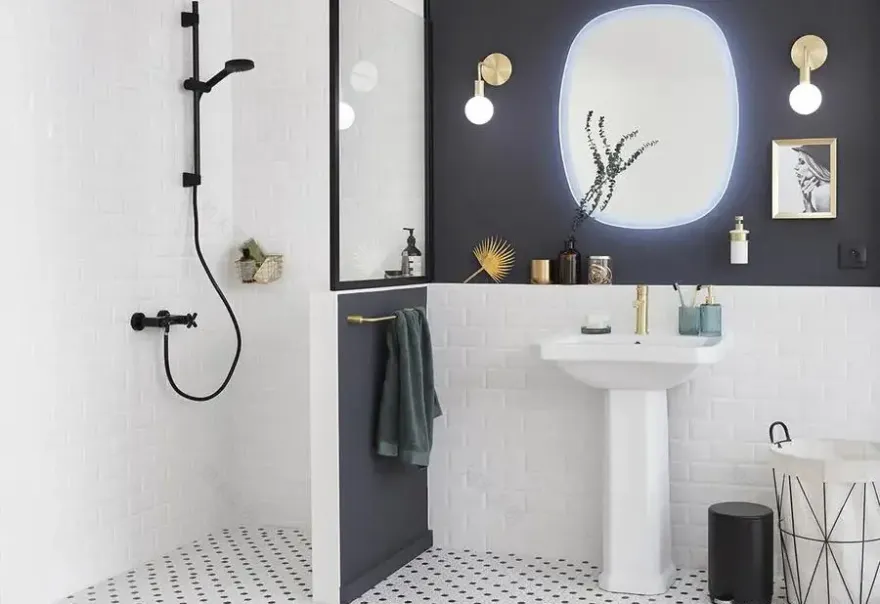 28m2 黑白主题小户型工作室-11