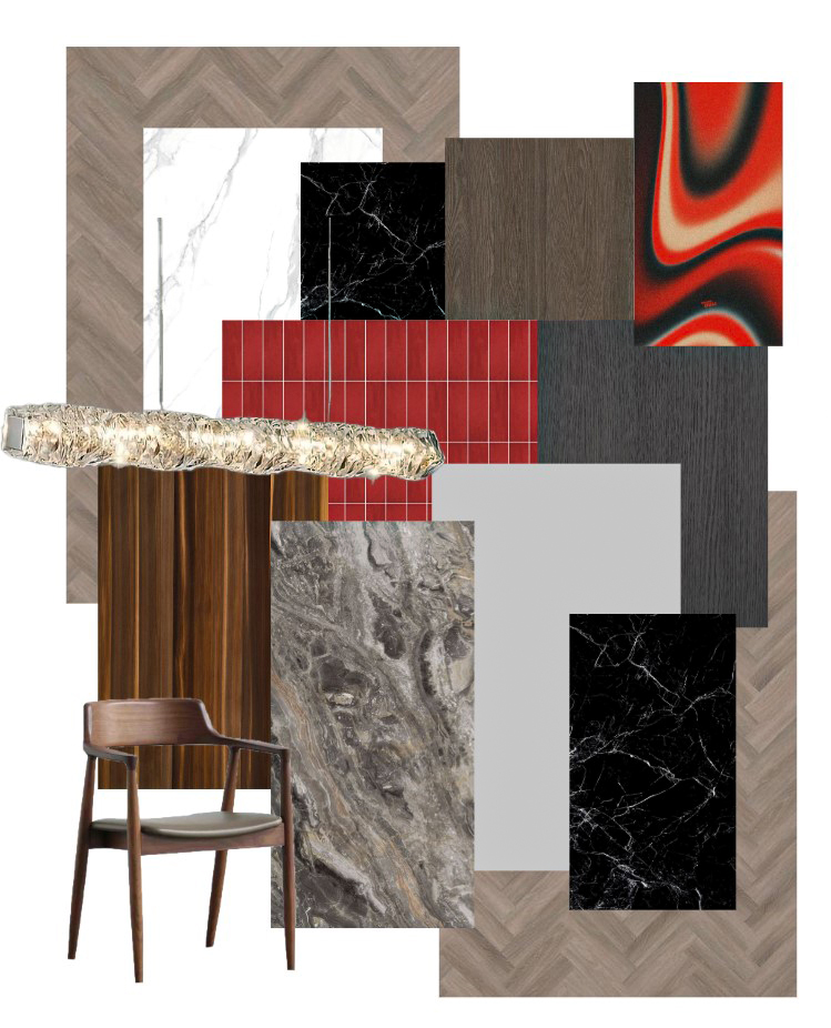 暗黑现代风格厨房丨Sheng Interior Studio (Han)-8