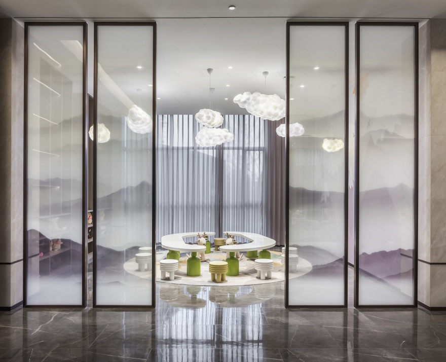 新乡建业橙园销售中心丨中国新乡丨郑州青草地装饰设计有限公司-8