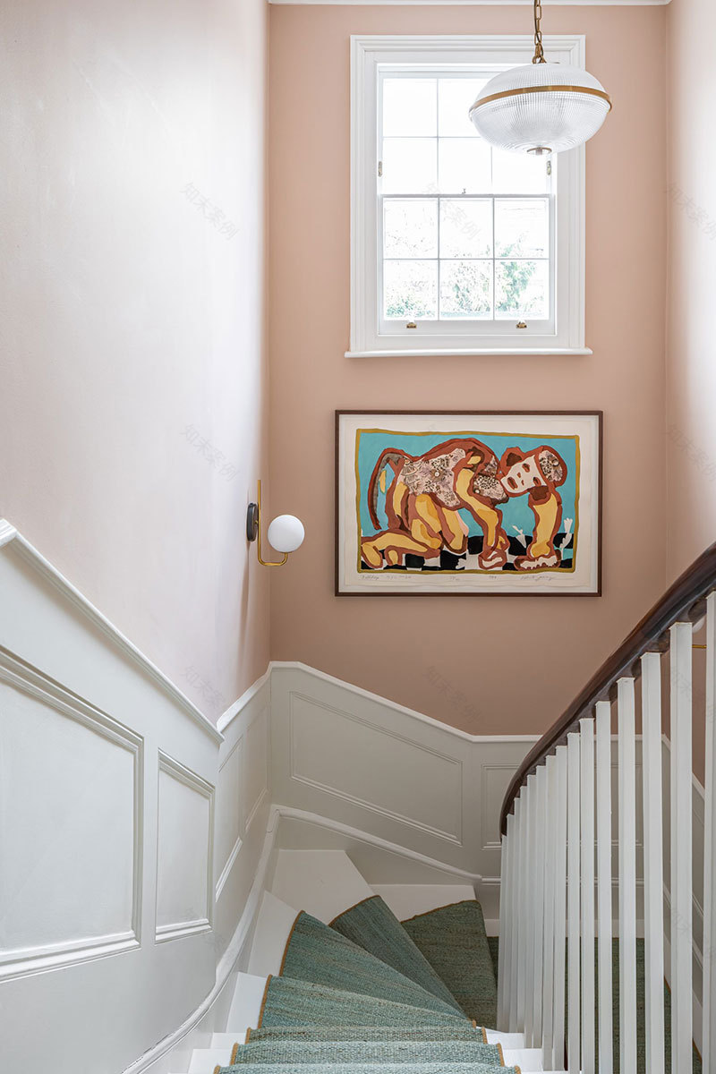 伦敦多彩联排别墅,每个房间都是一段故事-18