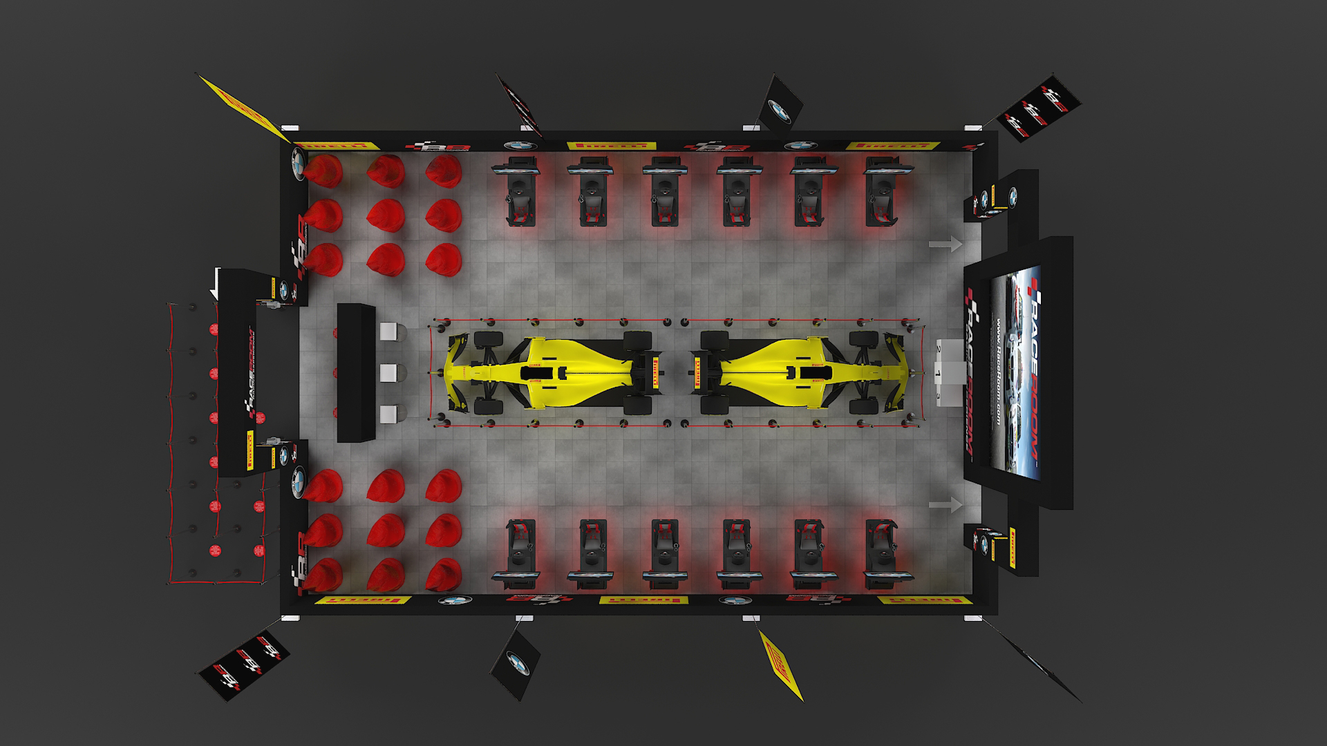 RACE ROOM F1 SIMULATION STAND-2