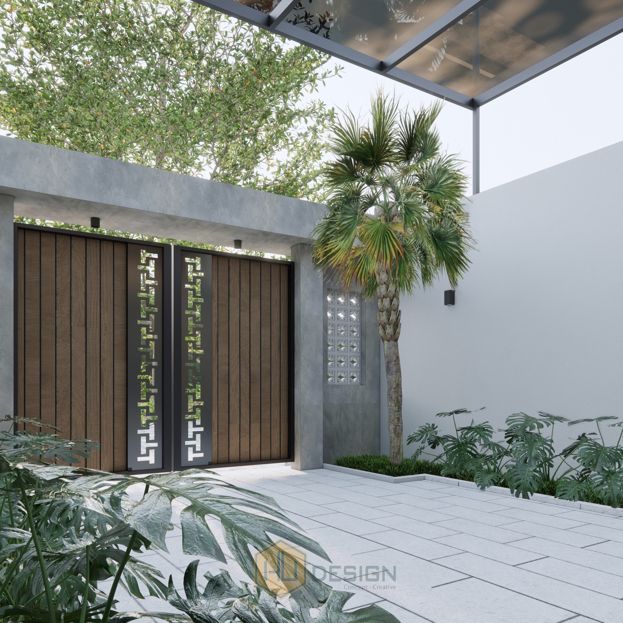 SketchUp 住宅外立面模型丨Hung Tran-11