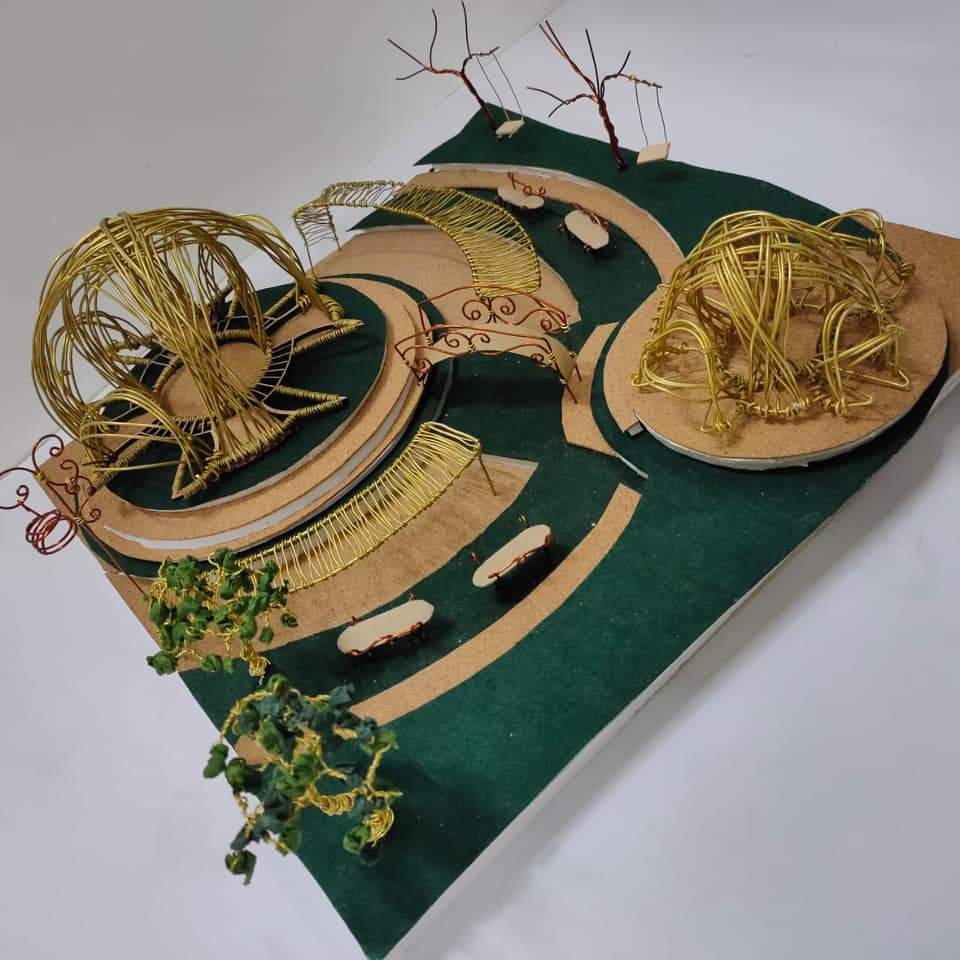 Architectural wire maquette-2