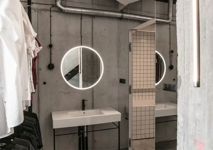 垂直 loft 工业风设计 | 混凝土、木头和金属的完美融合-18