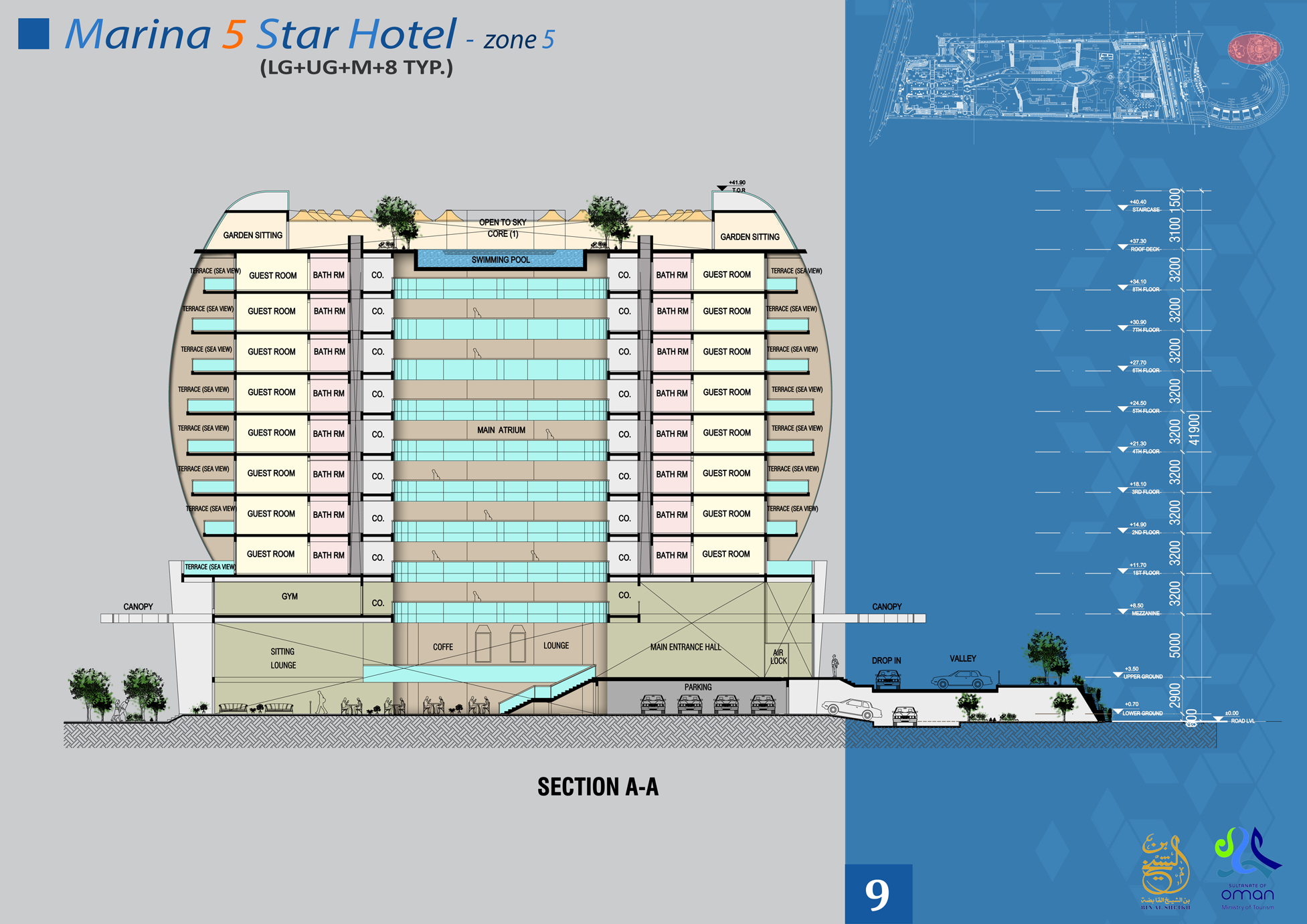 五星玛丽娜酒店丨Oman丨Eng. Moemen Serag-9