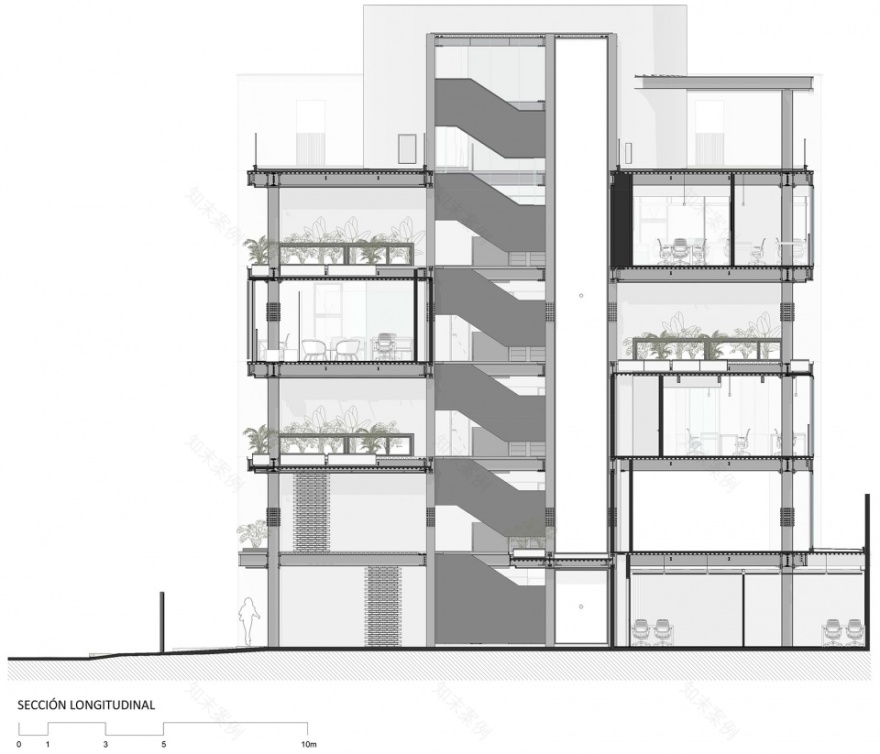 哥伦比亚麦德林 GP 大楼,交叠体量打造内部花园-68