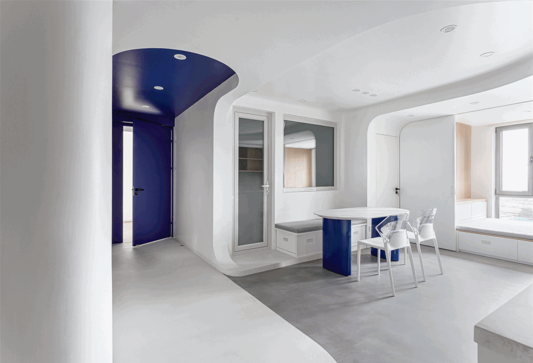 克莱因蓝家居设计,打造极致艺术空间丨中国北京丨戏构建筑设计工作室,里白空间设计事务所-16