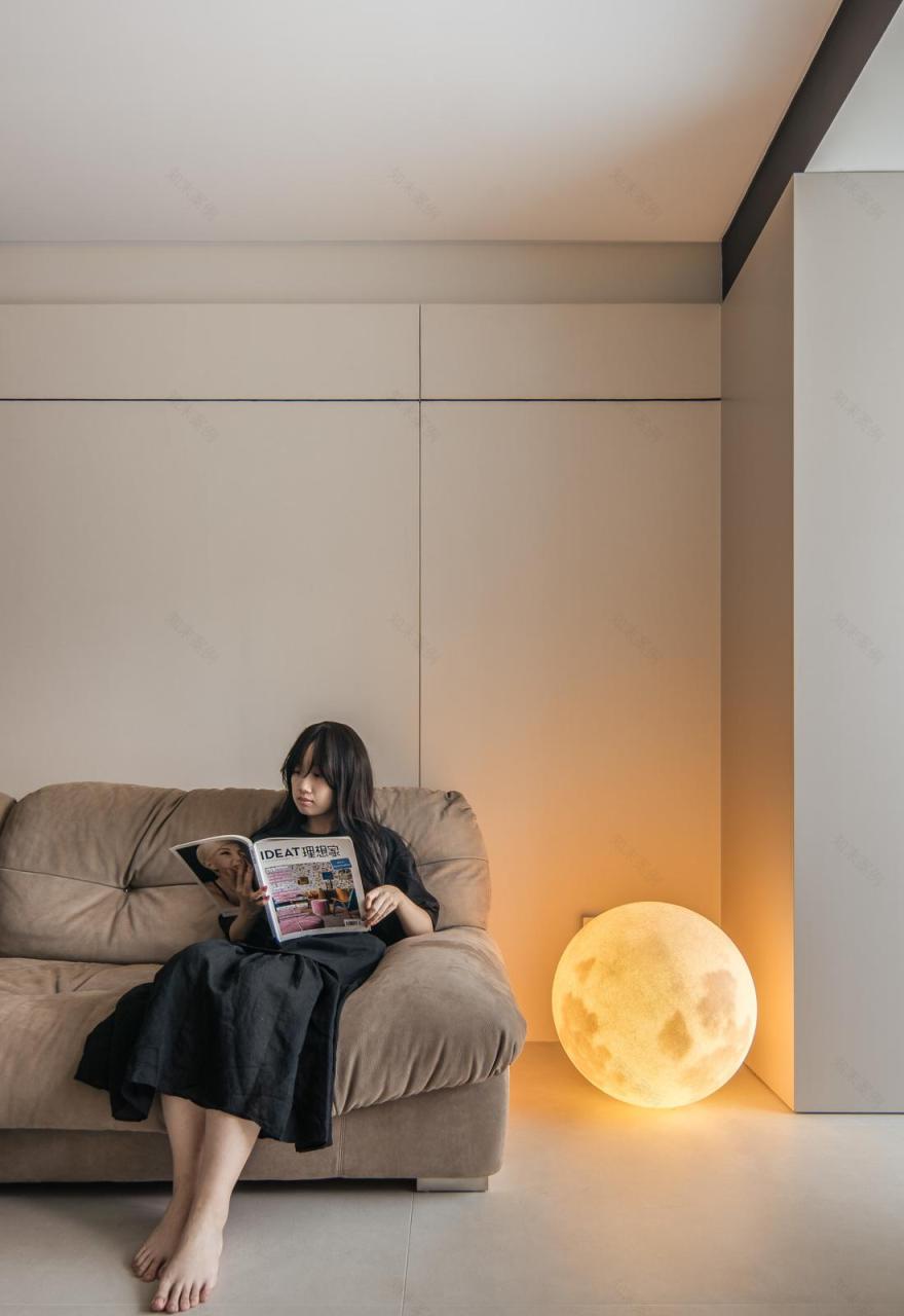 《Caramel》温暖简约,原木与白杏的邂逅-38