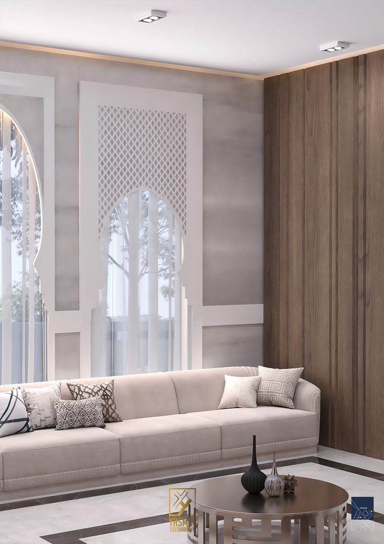 DIWANYA 现代与摩洛哥风格混合设计丨yasminy.elsharawy-19