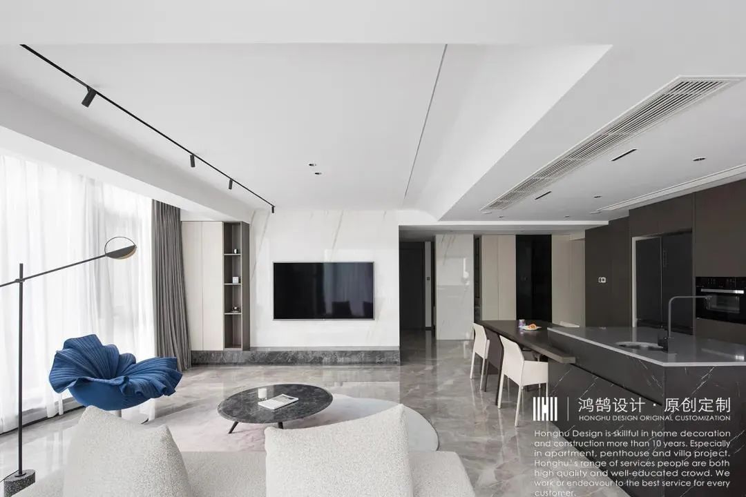 侨光苑极简风家居设计丨鸿鹄设计-14