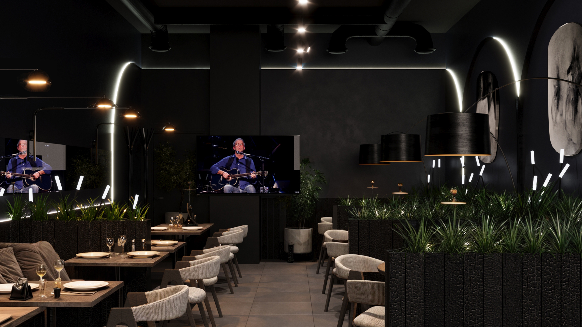 lounge bar 'Ostrov' 室内设计丨俄罗斯莫斯科丨herrtutaev-4