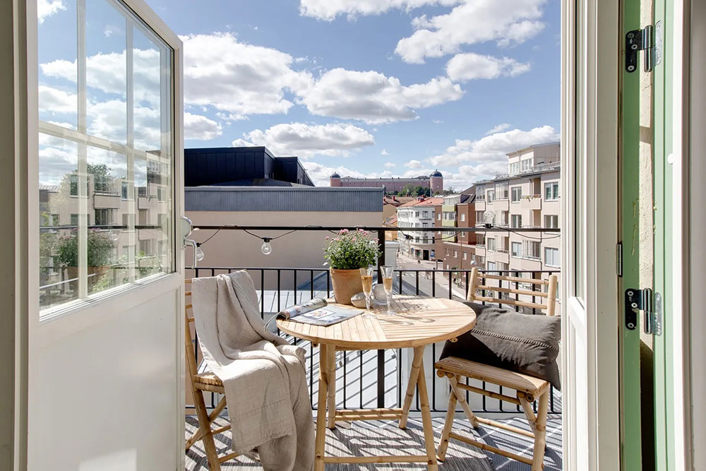 瑞典优雅公寓设计，浪漫倾斜屋顶与现代装饰的完美融合-32