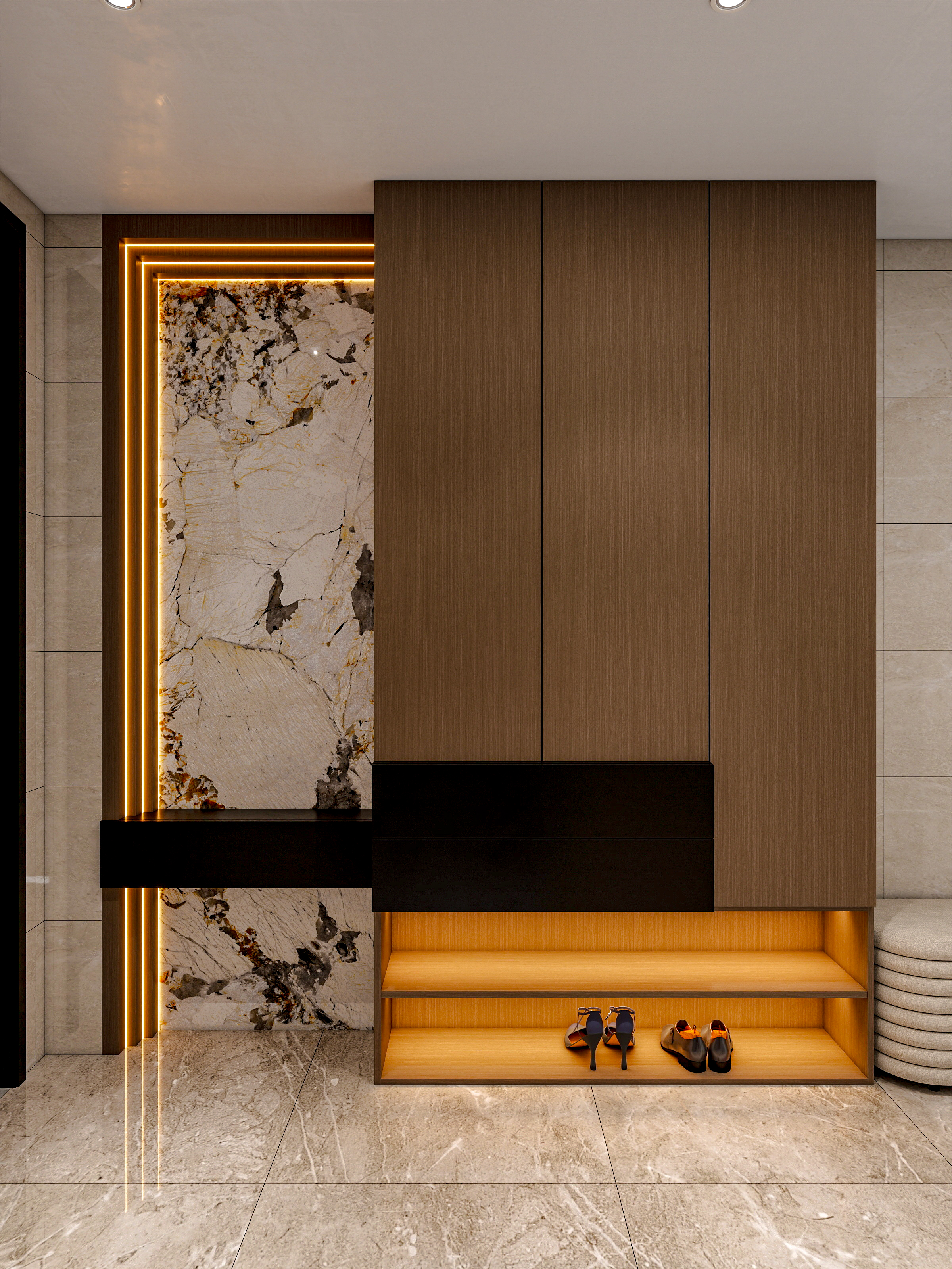 四川成都锦熙华庭鹭湾一号（138平方意式极简三居室）-50