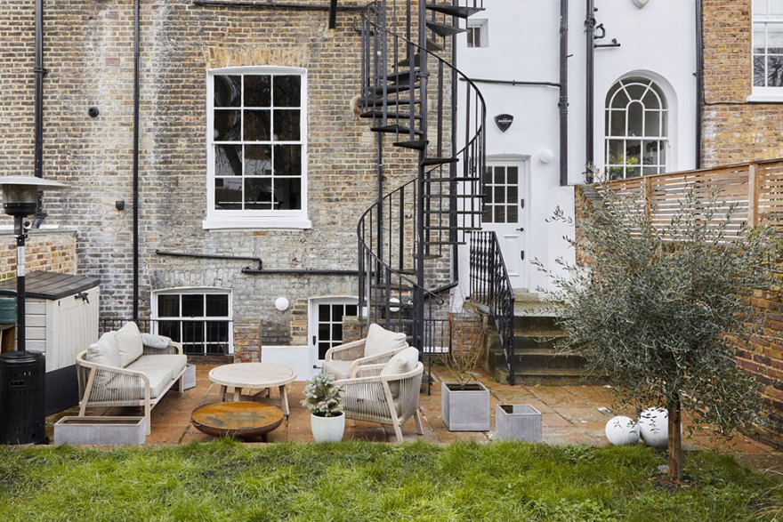 伦敦优雅维多利亚式公寓的现代改造-23