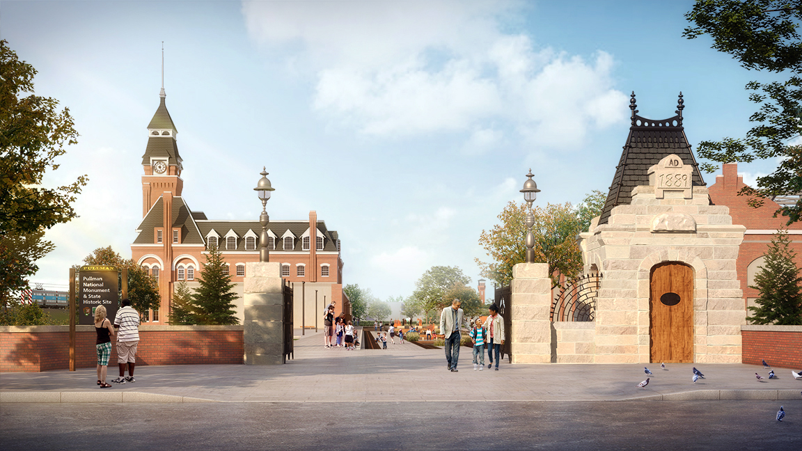 普尔曼国家历史公园丨美国芝加哥丨Site Design Group,Ltd.-11