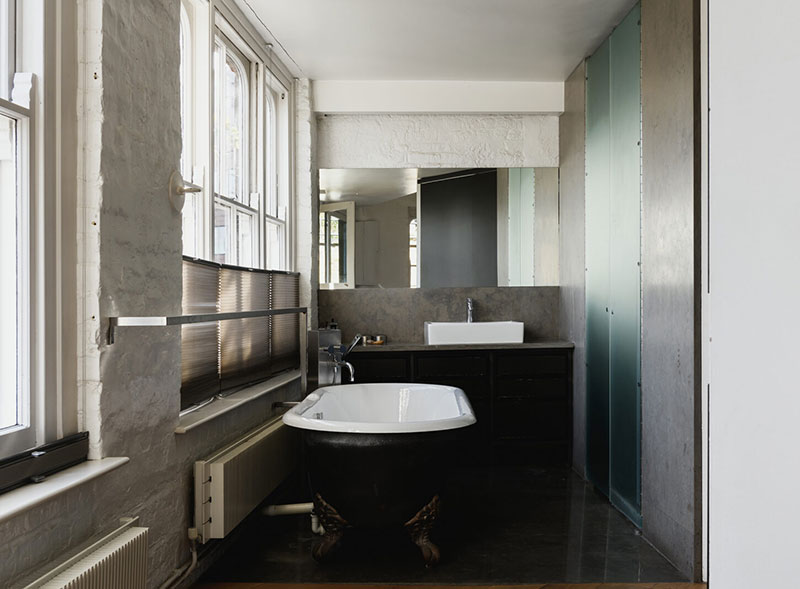 伦敦前仓库改造的时尚单身公寓-10