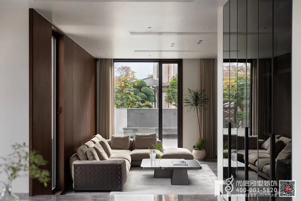 12月新作丨浦江华欣府邸，700㎡现代简约别墅设计，光影映画，构绘心境的微澜！-39