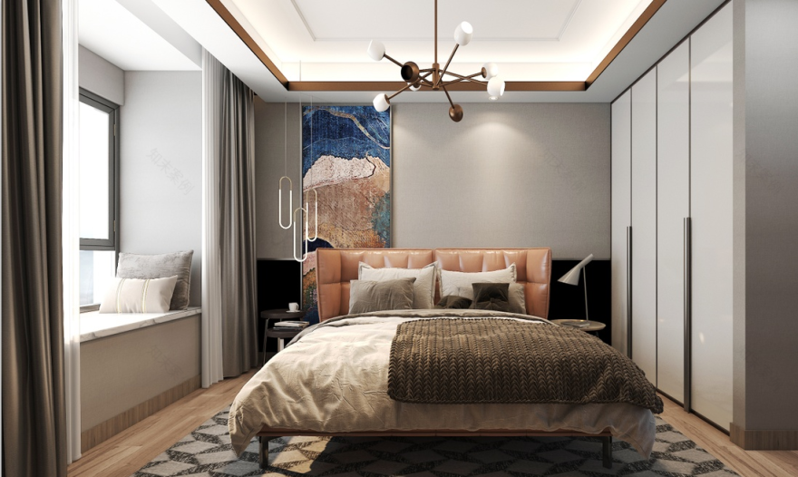 济南君御世家 160 平现代简约空间设计-4