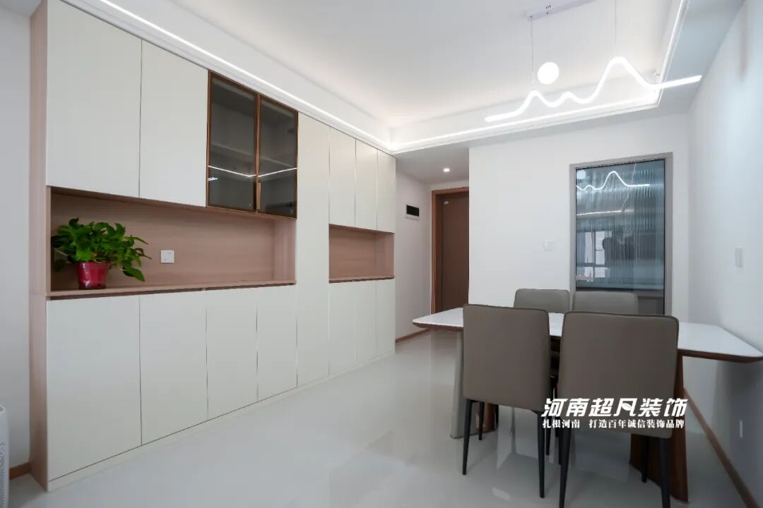 完工首发丨二七区名门橙邦·悦橙苑，124平现代风格，色彩纯粹简约大气-108