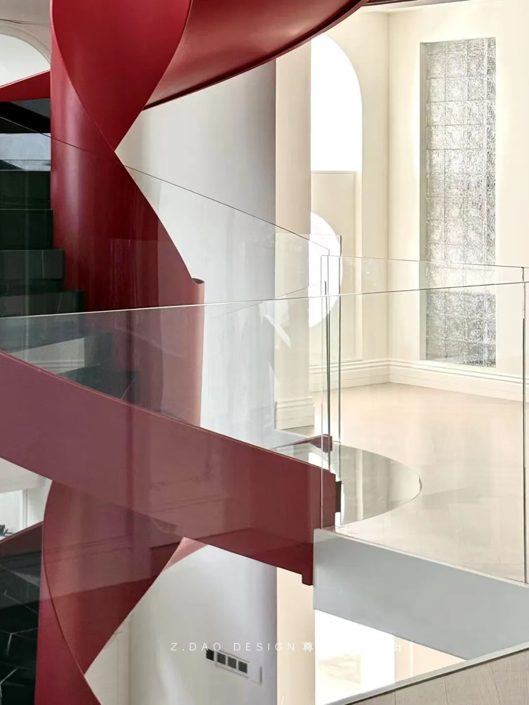 合肥『国贸天成』360㎡奶油法式风叠墅丨尊道国际设计-110