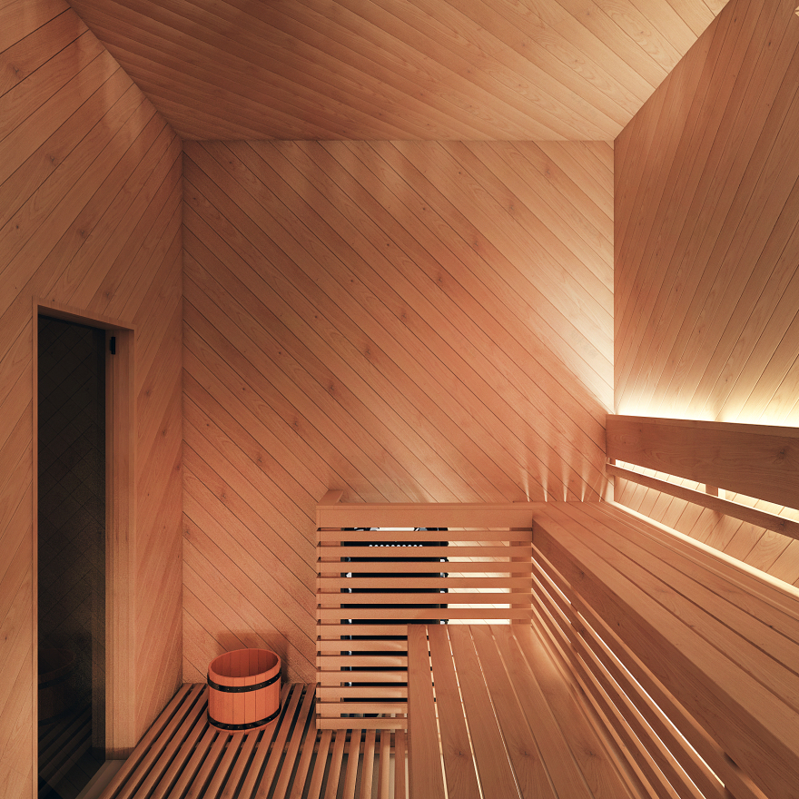 20м² 桑拿房住宅设计项目丨ARXY 工作室-31
