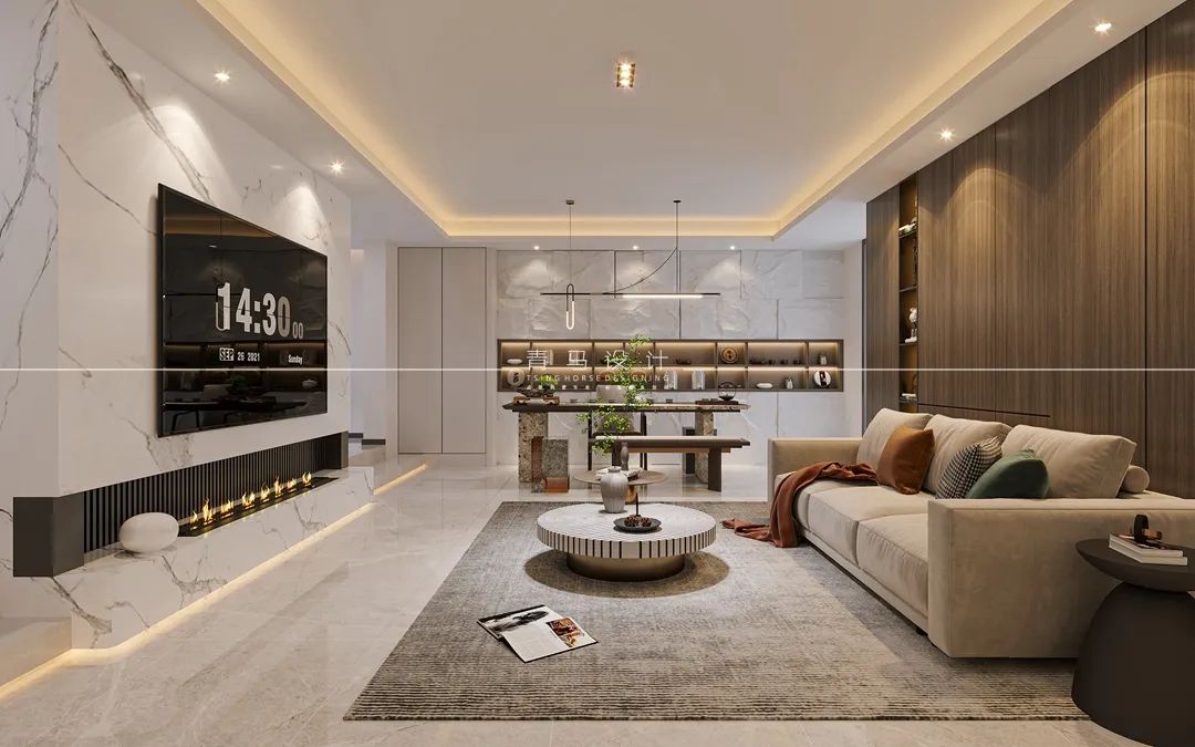 《金地芙蓉世家》现代联排别墅设计丨中国西安丨青马别墅设计-17