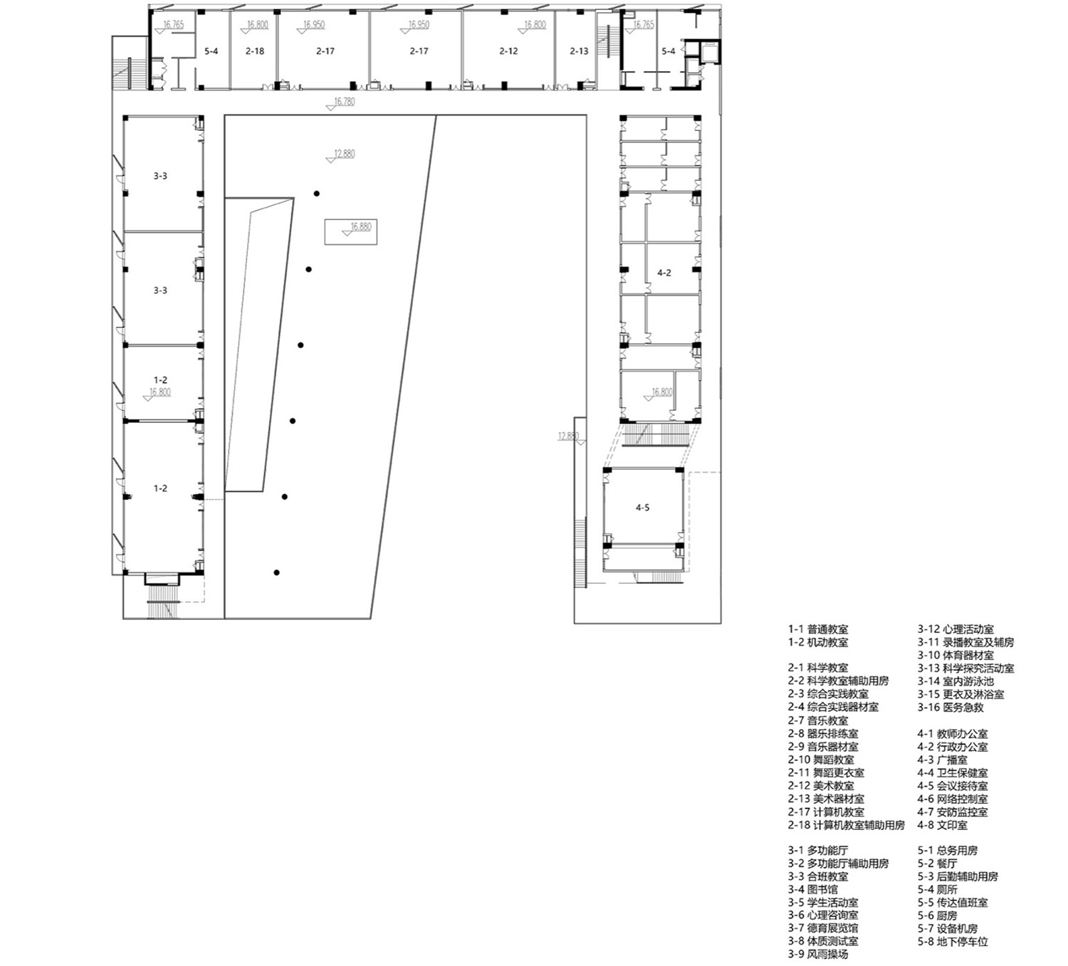 深圳福田绿洲小学丨中国深圳丨悉地国际东西影工作室-134